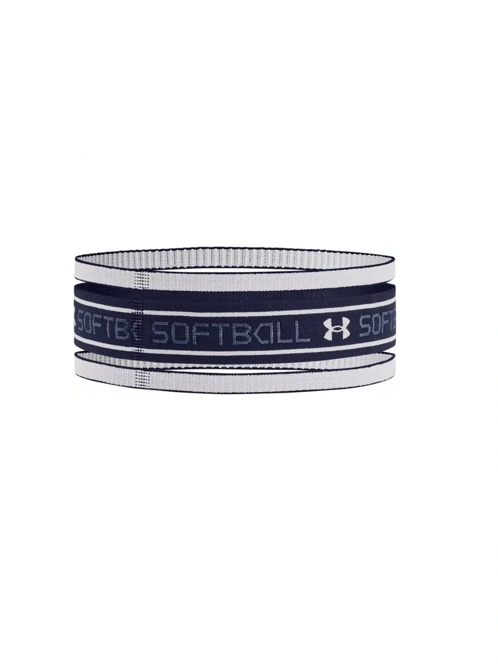 Under Armour Softball Headbands 3 Pack in Blue and Gray